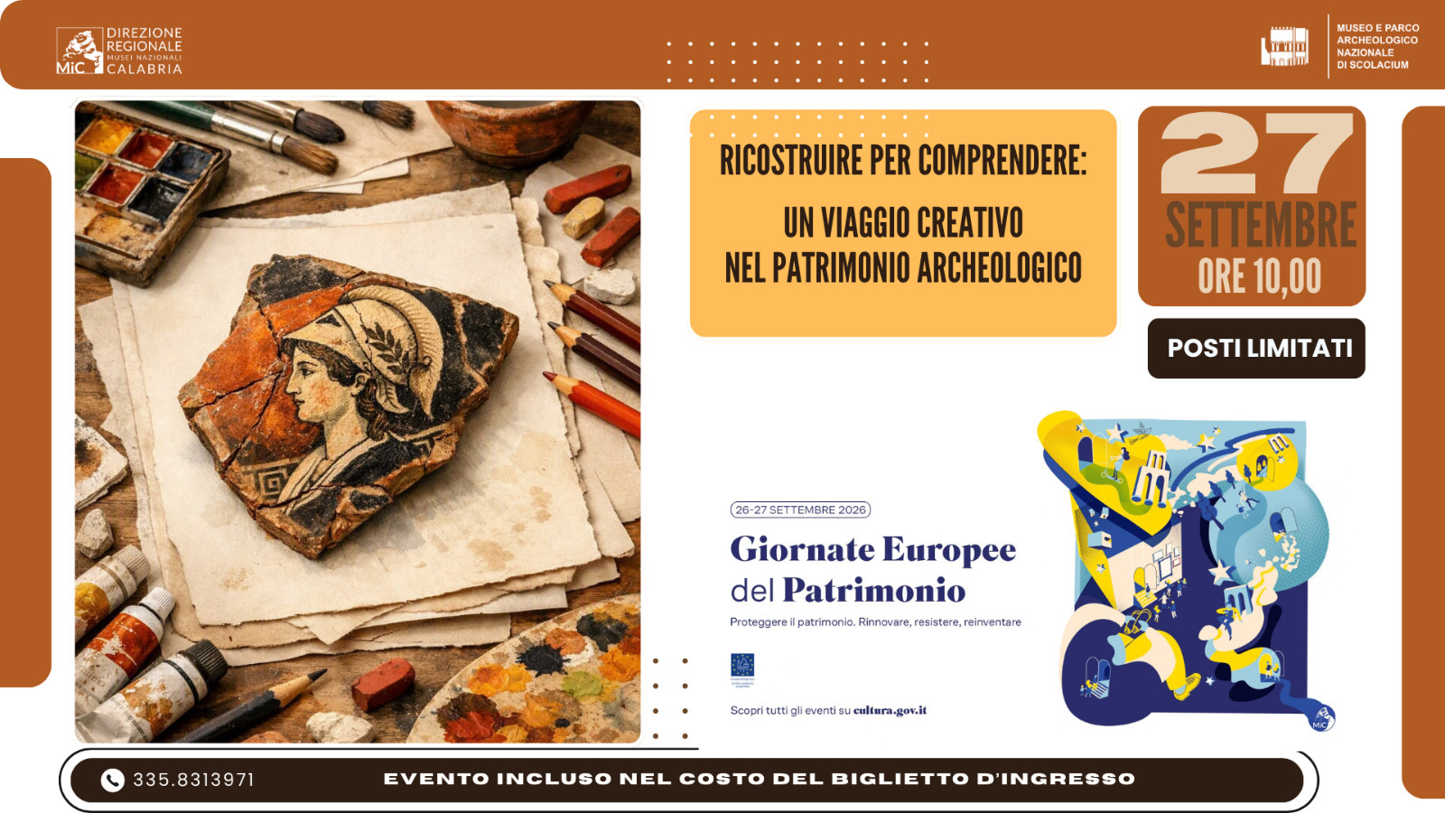 Ricostruire per comprendere: un viaggio creativo nel patrimonio archeologico, Scolacium - GEP26